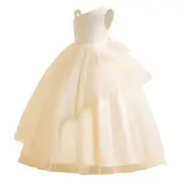 Walmart Girls' Dresses Kids Sleeveless Performance Dress Long Pommel Dress Party Princess Dress Size 3 Y-4 Y offer