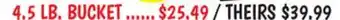 Ollie's 4.5 LB. BUCKET CHLORINE TABLETS offer