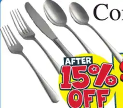 Ollie's Connor Mirror 45 PC. FLATWARE SET offer