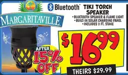 Ollie's Tiki Torch Speaker offer
