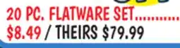 Ollie's 20 PC. FLATWARE SET offer
