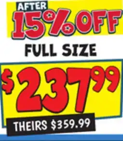 Ollie's FULL SIZE MATTRESS offer