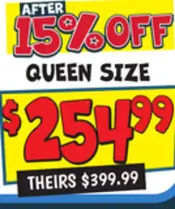 Ollie's QUEEN SIZE MATTRESSES offer