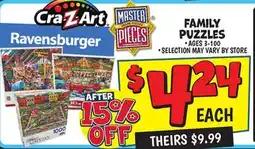 Ollie's Family Puzzles offer