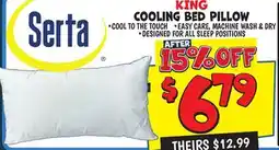 Ollie's SERTA KING Cooling Bed Pillow offer
