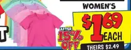 Ollie's HANES WOMEN'S SHIRT offer