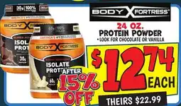 Ollie's 24 oz. Protein Powder offer