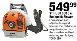 Ace Hardware STIHL BR 600 Gas Backpack Blower offer