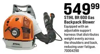 Ace Hardware STIHL BR 600 Gas Backpack Blower offer