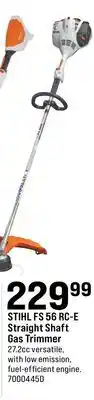 Ace Hardware STIHL FS 56 RC-E Straight Shaft Gas Trimmer offer