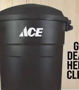 Ace Hardware Ace 32 Gal. Trash Can offer