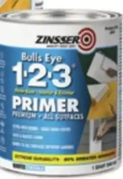 Ace Hardware Zinsser Bulls Eye 1-2-3 Primer, 1 Qt offer