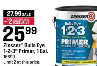 Ace Hardware Zinsser Bulls Eye 1-2-3 Primer offer