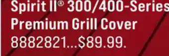Ace Hardware Spirit II 300/400-Series Premium Grill Cover offer
