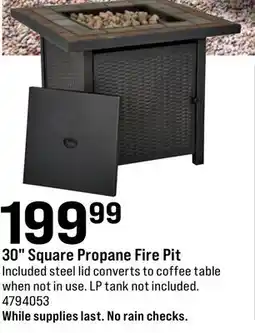 Ace Hardware 30 Square Propane Fire Pit offer