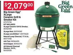 Ace Hardware Big Green Egg XLarge Ceramic Grill & Smoker Kit offer