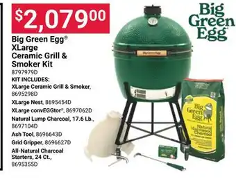 Ace Hardware Big Green Egg XLarge Ceramic Grill & Smoker Kit offer