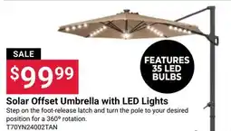Ace Hardware Solar Offset Umbrella with LED Lights offer