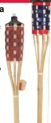 Ace Hardware 5' American Tiki Torch or 5' Classic Bamboo Patio Torch offer