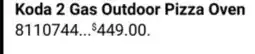 Ace Hardware Koda 2 Gas Outdoor Pizza Oven offer