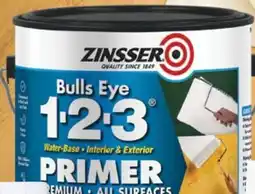 Ace Hardware Zinsser Bulls Eye 1-2-3 Primer, 1 Gal offer