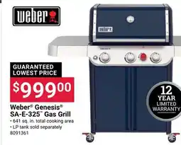 Ace Hardware Weber Genesis SA-E-325 Gas Grill offer