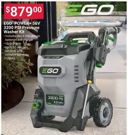 Ace Hardware EGO POWER + 56V 3200 PSI Pressure Washer Kit offer