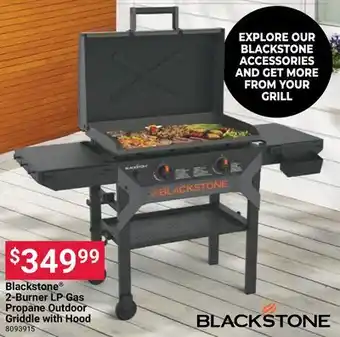 Ace Hardware Blackstone 2-Burner LP Gas Propane Outdoor Griddle with Hood offer