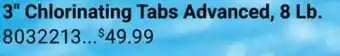 Ace Hardware 3 Chlorinating Tabs Advanced, 8 Lb offer