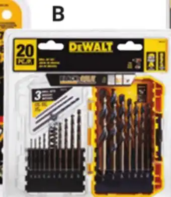 Ace Hardware Select DEWALT Hand Tools & Accessories** B 20 Pc. BLACK & GOLD Drill Bit Set offer