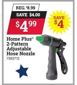Ace Hardware Home Plus 2-Pattern Adjustable Hose Nozzle offer