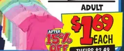 Ollie's ADULT SHIRT BUYOUT offer