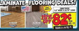 Ollie's LAMINATE FLOORING DEALS! offer