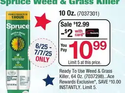 Ace Hardware Spruce Weed & Grass Killer Ready To Use Weed & Grass Killer offer