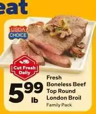 Save a Lot Fresh Boneless Beef Top Round London Broil offer