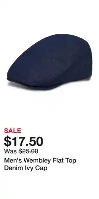 Kohl's Men's Wembley Flat Top Denim Ivy Cap offer
