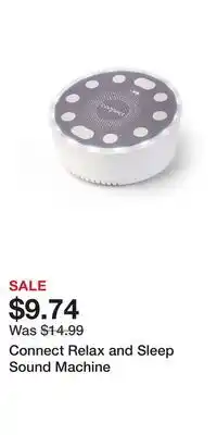 Kohl's Connect Relax and Sleep Sound Machine offer