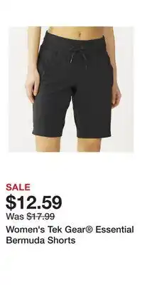 Kohl's Women's Tek Gear Essential Bermuda Shorts offer