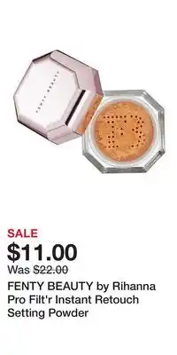 Kohl's FENTY BEAUTY by Rihanna Pro Filt'r Instant Retouch Setting Powder offer