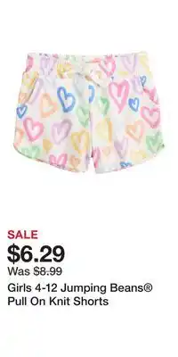 Kohl's Girls 4-12 Jumping Beans Pull On Knit Shorts offer