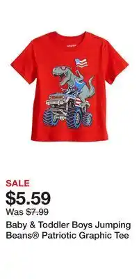 Kohl's Baby & Toddler Boys Jumping Beans Patriotic Graphic Tee offer