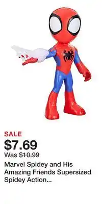 Kohl's Marvel Spidey and His Amazing Friends Supersized Spidey Action Figure by Hasbro offer