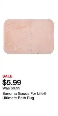 Kohl's Sonoma Goods For Life Ultimate Bath Rug offer
