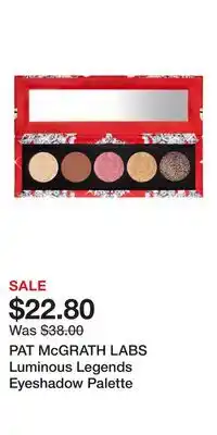 Nordstrom PAT McGRATH LABS Luminous Legends Eyeshadow Palette offer
