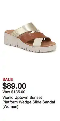 Nordstrom Vionic Uptown Sunset Platform Wedge Slide Sandal (Women) offer