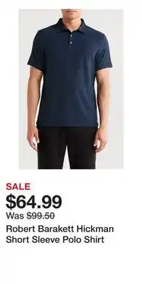 Nordstrom Robert Barakett Hickman Short Sleeve Polo Shirt offer