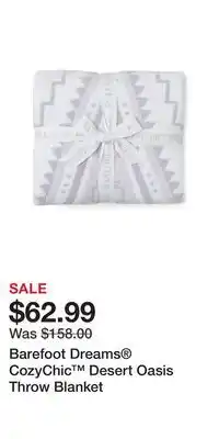Nordstrom Barefoot Dreams CozyChic Desert Oasis Throw Blanket offer