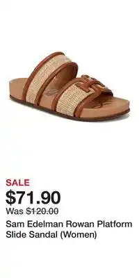 Nordstrom Sam Edelman Rowan Platform Slide Sandal (Women) offer