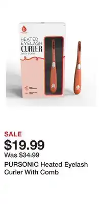 Nordstrom PURSONIC Heated Eyelash Curler With Comb offer