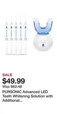 Nordstrom PURSONIC Advanced LED Teeth Whitening Solution with Additional Syringes offer